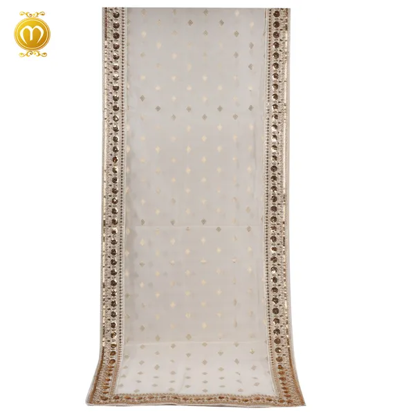 Cream_Silk_Work_Buta_Sequin_Embellished_Wedding_Turban_For_Men