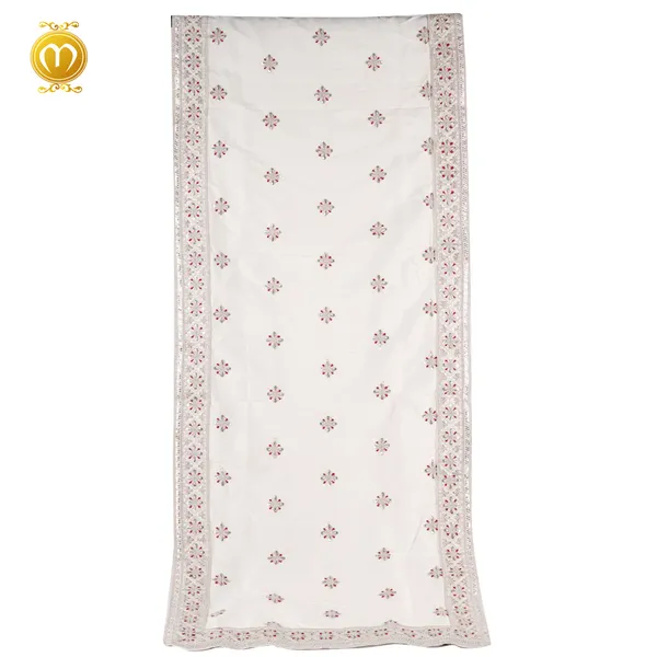 Pagdi_Dupatta_White_Velvet_Embroiderey_Wedding_Turban_With_Dupatta_Set_For_Men