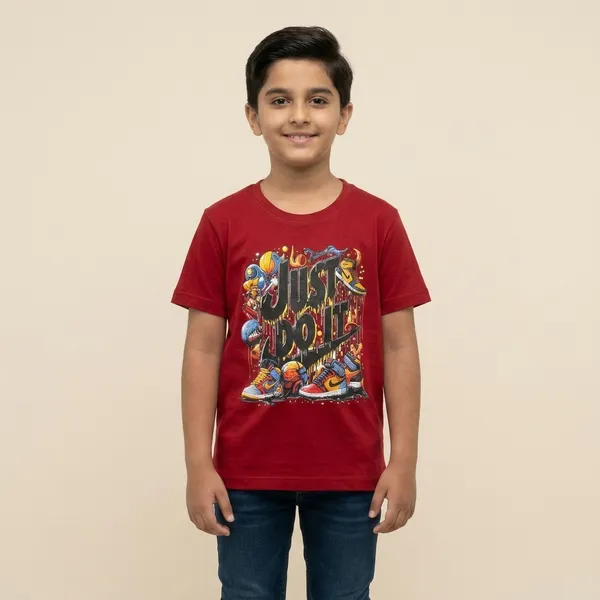 Maroon_Cotton_Graphic_Print_T_Shirt_For_Boys