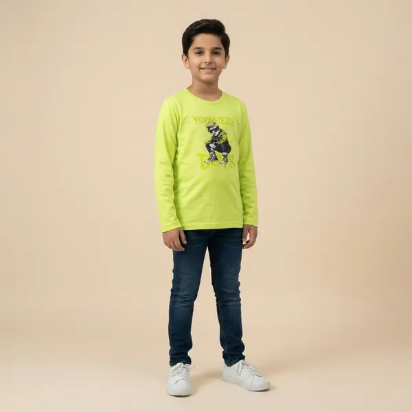 Neon_Green_Cotton_Long_Sleeve_Graphic_Dtf_Print_T_Shirt_Full_For_Boys