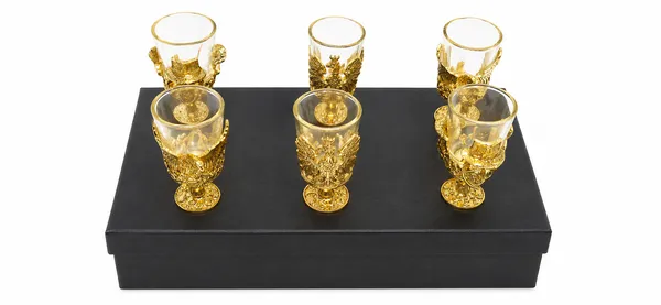 Golden_Metallic_Shot_Glass_Holders_Figurine