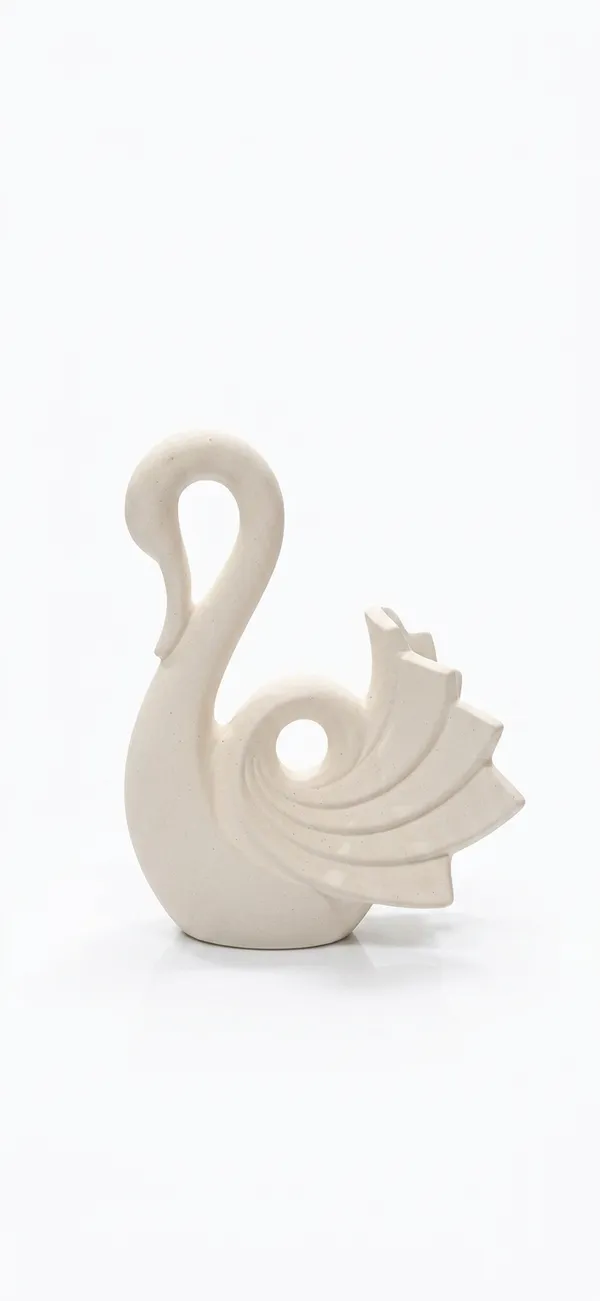 Beige_Stone_Abstract_Swan_Figurine