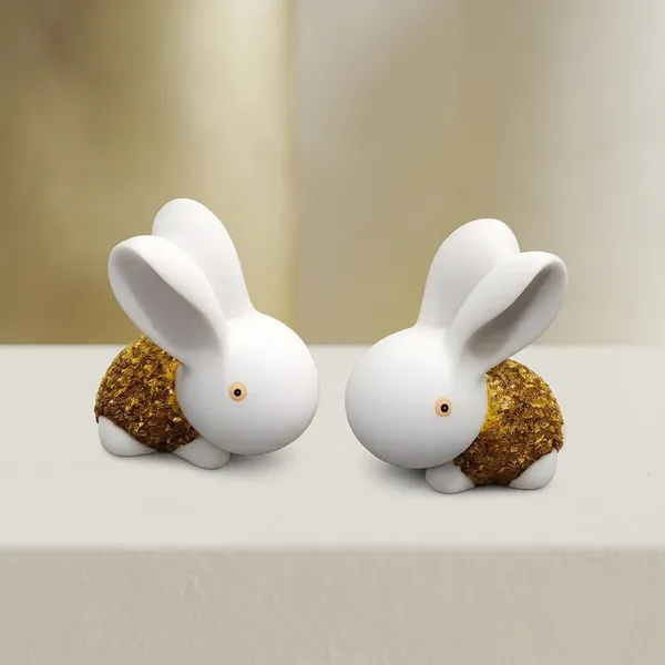 Orange_And_White_The_Decor_Culture_While_Marble_Rabbit_Figurine