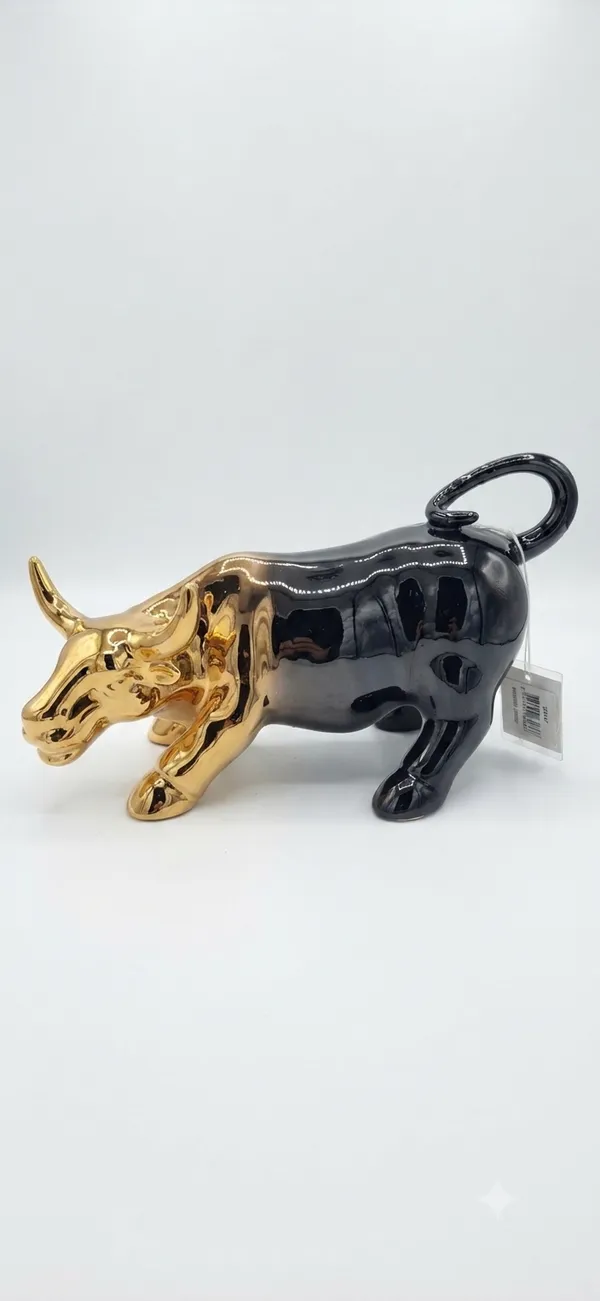 Brown_And_Black_Modern_Abstract_Bull_Sculture_Figurine
