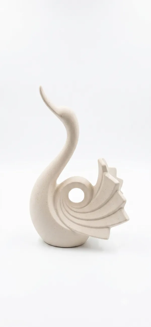 Beige_Abstract_Swan_Premium_Figurine