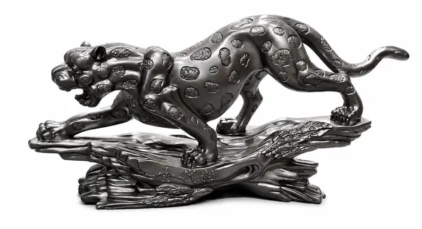 Silver_And_Black__Panther_Animal_Sculpture_Figurine