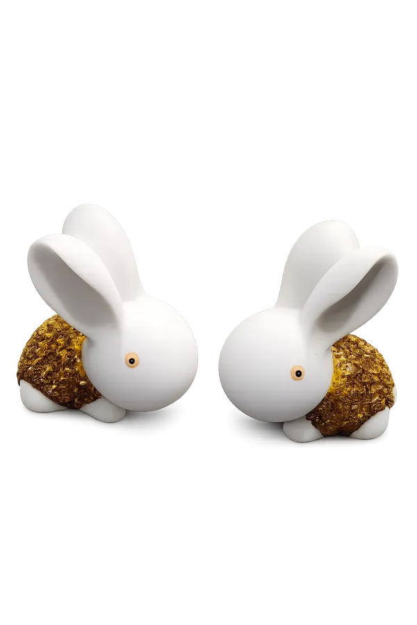 Orange_And_White_The_Decor_Culture_While_Marble_Rabbit_Figurine