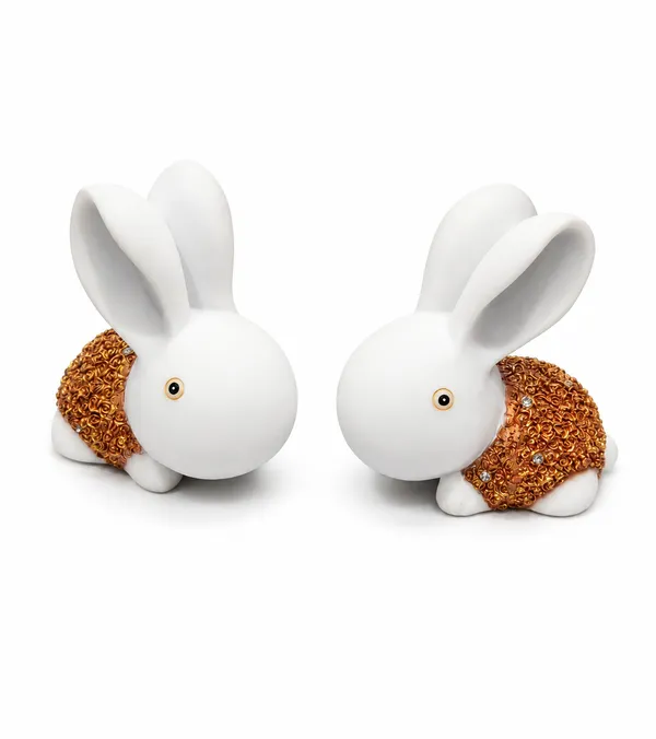 Golden_And_White_The_Decor_Culture_While_Marble_Rabbit_Figurine