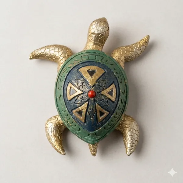 Multicolor_Polyresin_Tortoise_Showpiece