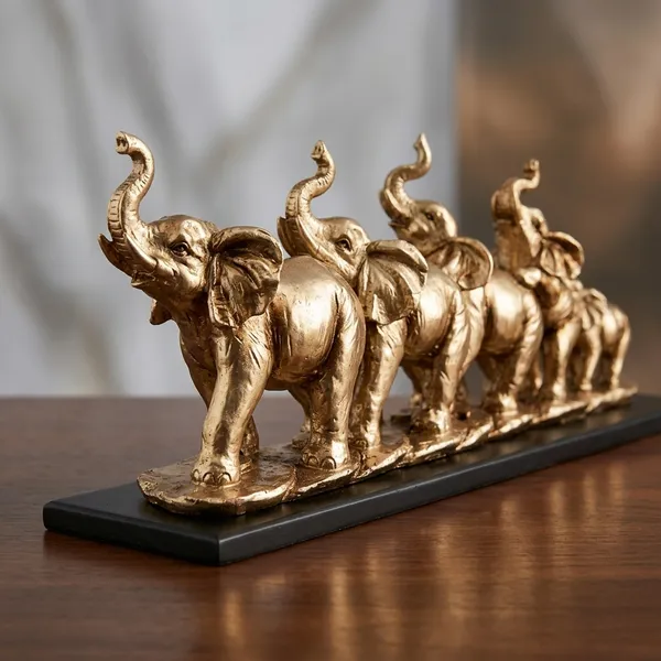 Golden_Polyresin__Elephant_Parade_Figurine