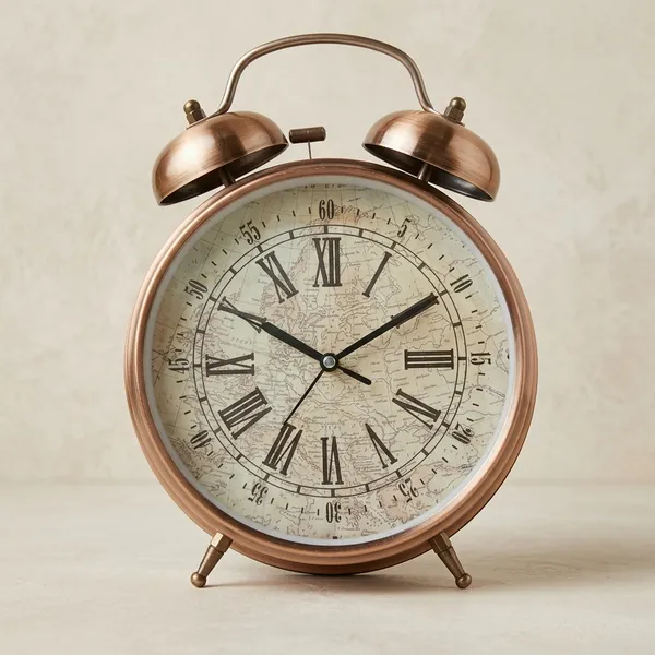 Copper_Metal_Vintage_Twin_Bell_Roman_Numeral_Alarm_Clock