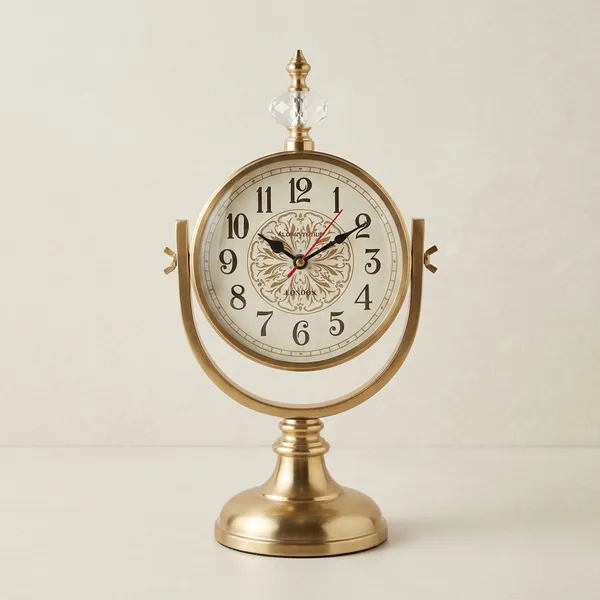 Golden_Metal_Vintage_Double_Sided_Crystal_Finial_Table_Clock