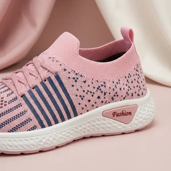 Pink_Textile_Lace_Up_Textured_Ballerina_Bellies_For_Women_