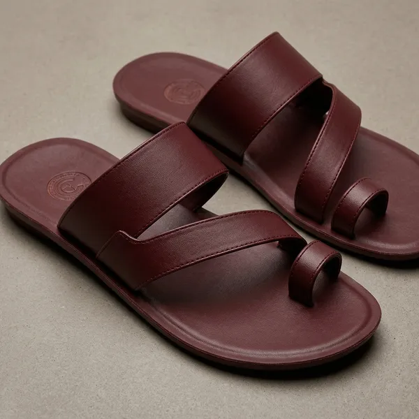 Maroon_EVA_/_Rubber_Slippers_For_Unisex
