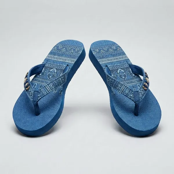 Blue_EVA_/_Rubber_Flip_Flops_For_Women
