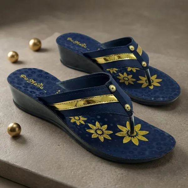 Blue_EVA_/_Rubber_Flip_Flops_For_Women