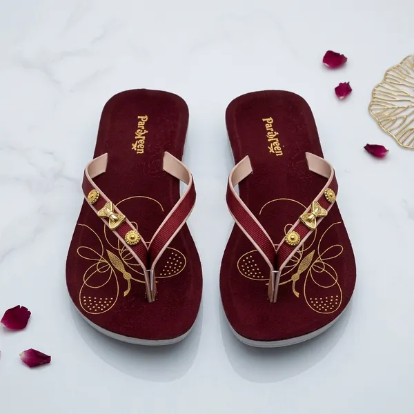 Red_EVA_/_Rubber_Flip_Flops_For_Women