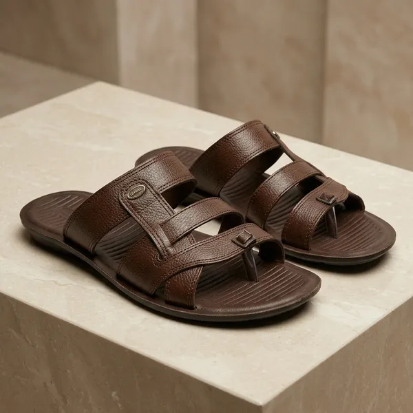 Brown_Leather_Solid_Sandals_For_Men_-_Pack_of_2