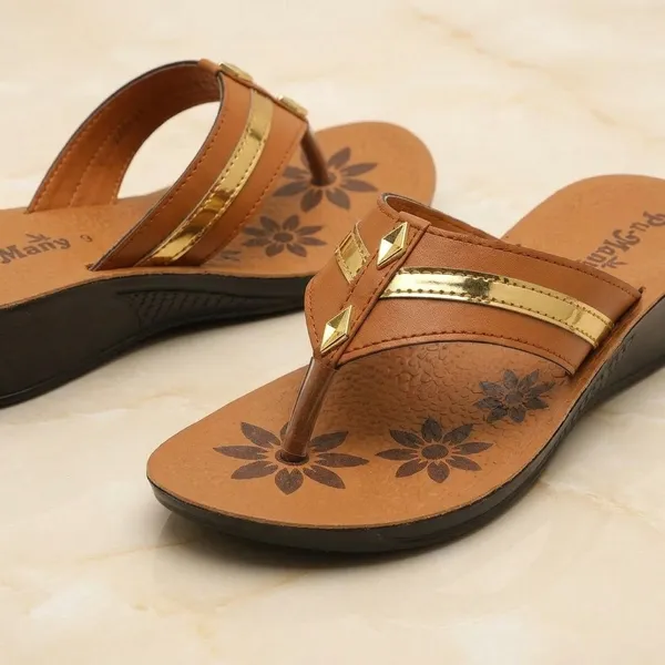 Brown_EVA_/_Rubber_Flip_Flops_For_Women