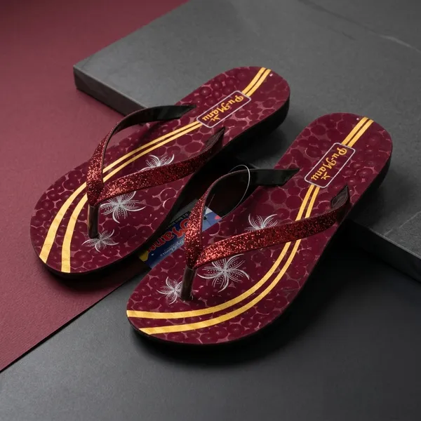 Red_EVA_/_Rubber_Flip_Flops_For_Women