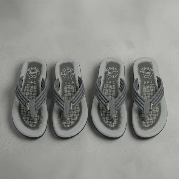 Grey_EVA_/_Rubber_Flip_Flops_For_Women