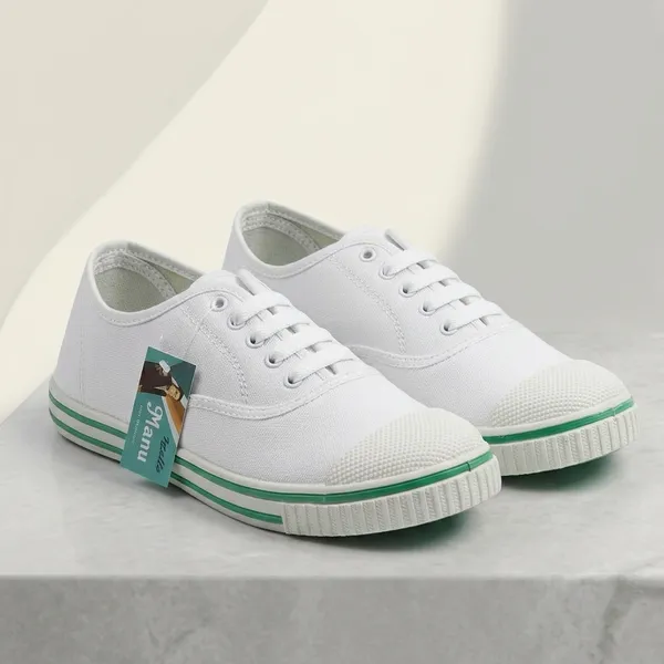 White_Canvas_Lace-Up_School_Shoes_For_Boys_-_Pack_of_2