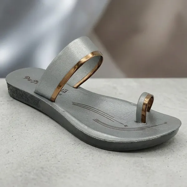 Grey_EVA_/_Rubber_Flip_Flops_For_Women