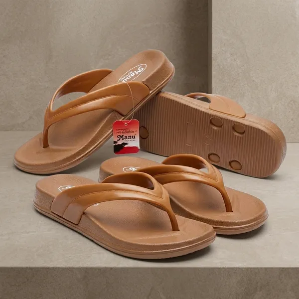 Brown_EVA_/_Rubber_Sliders_For_Women