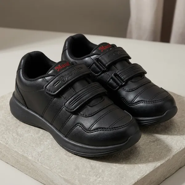 Black_Pu_Buckle_Closure_School_Shoes_For_Boys_-_Pack_of_2
