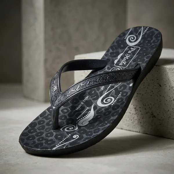 Grey_EVA_/_Rubber_Flip_Flops_For_Women