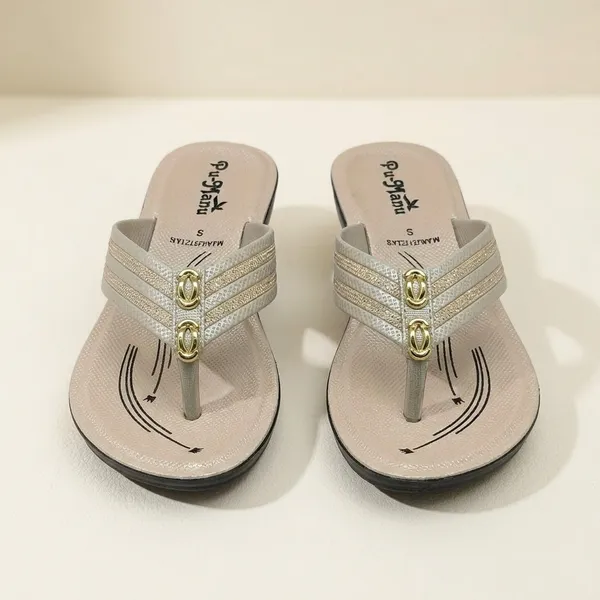 Beige_EVA_/_Rubber_Sliders_For_Women