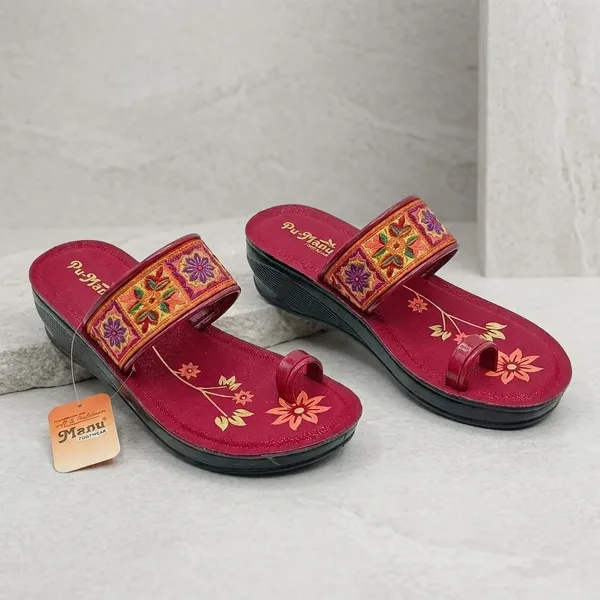 Red_EVA_/_Rubber_Sliders_For_Women