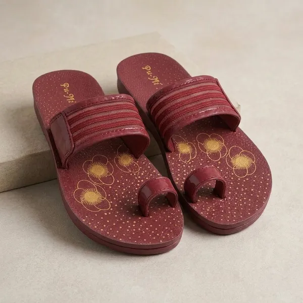 Red_EVA_/_Rubber_Flip_Flops_For_Women