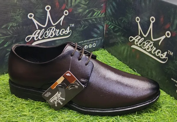 Brown_Synthetic_Leather_Lace-Up_Formal_Derby_Shoes_For_Men