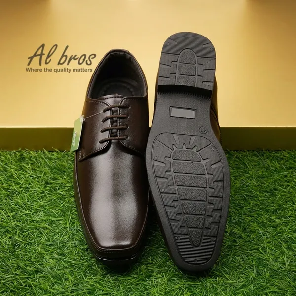 Brown_Synthetic_Leather_Lace-Up_Square_Toe_Derby_Shoes_For_Men