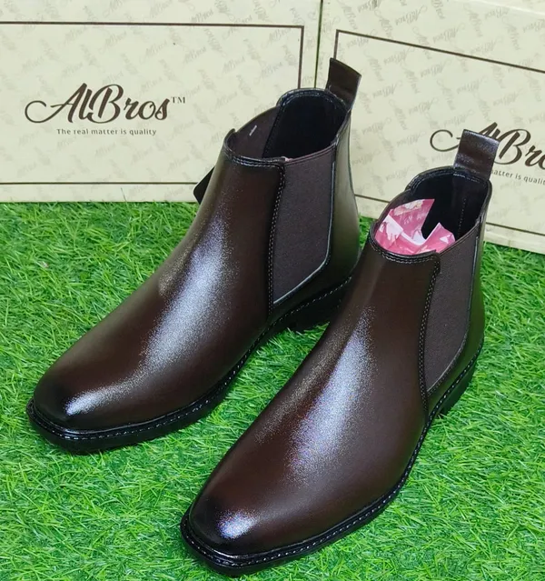 Brown_Synthetic_Leather_Chelsea_Ankle_Boots_For_Men