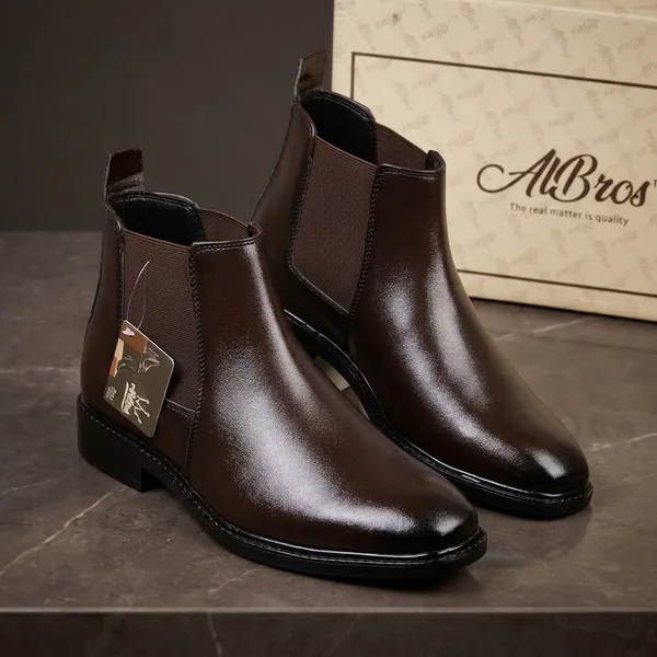 Brown_Synthetic_Leather_Chelsea_Ankle_Boots_For_Men