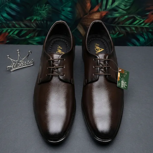 Brown_Synthetic_Leather_Lace-Up_Formal_Derby_Shoes_For_Men