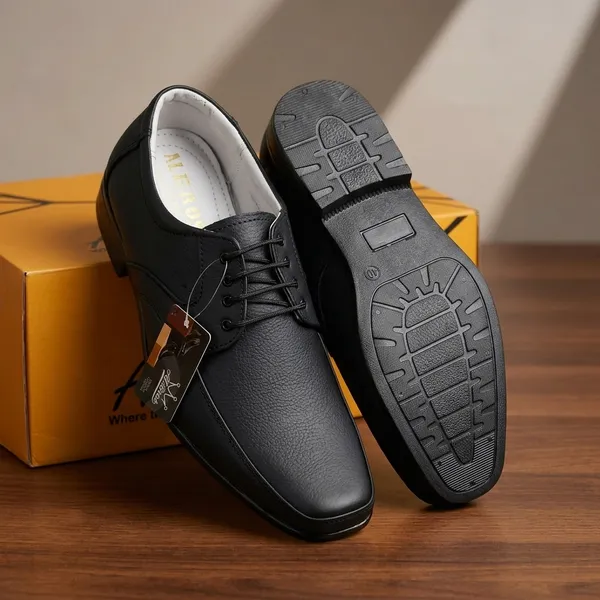 Black_Leather_Lace-Up_Square_Toe_Formal_Derby_Shoes_For_Men