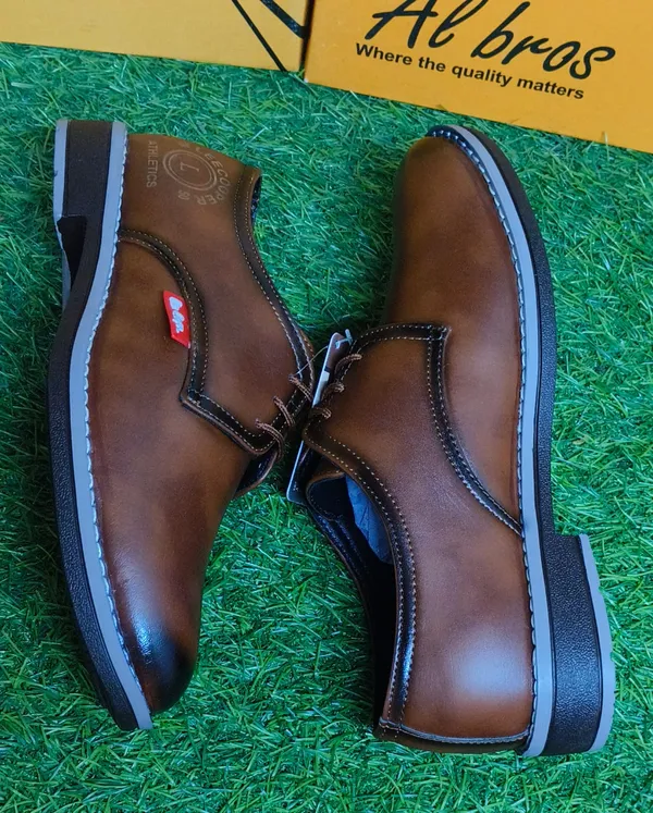 Tan_Synthetic_Leather_Lace-Up_Formal_Derby_Shoes_For_Men