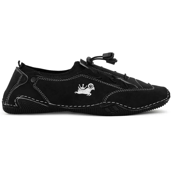 Black_Casual_Slip-On_Shoes_With_White_Stitching_And_Leaf_Logo_For_Men