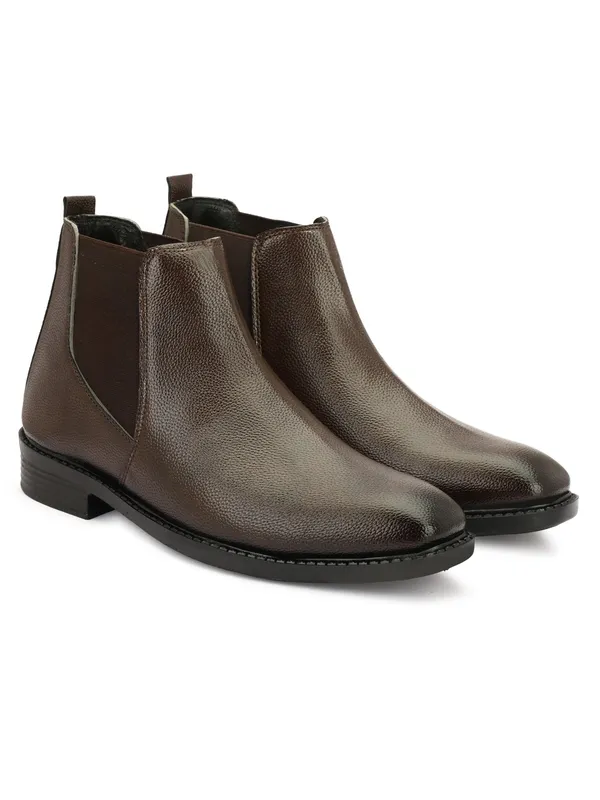 Brown_Chelsea_Boots_Formal_Ankle_Boots_With_Elastic_Gusset_For_Men