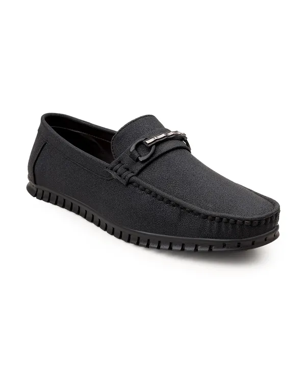 Black_Slip-On_Loafers_With_Metal_Buckle_Detail_For_Men