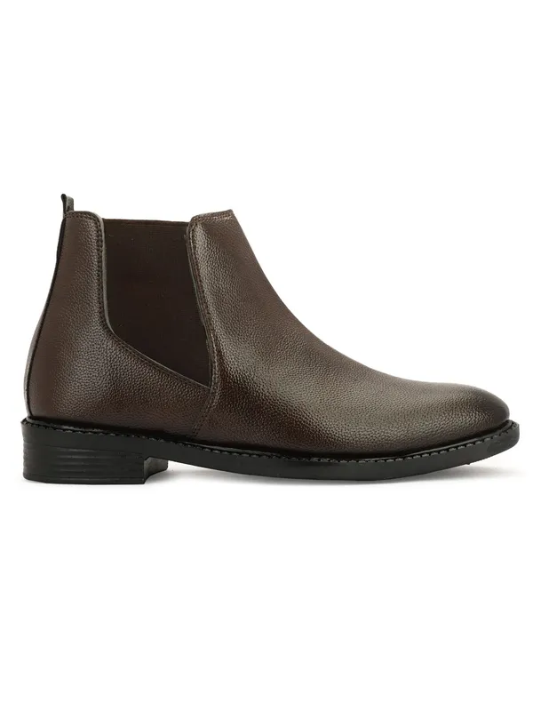 Brown_Chelsea_Boots_Formal_Ankle_Boots_With_Elastic_Gusset_For_Men