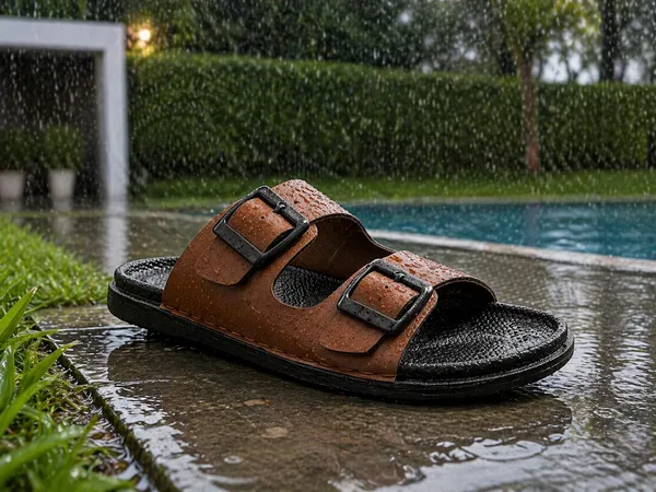 Brown_Dual-Strap_Sandals_With_Adjustable_Buckles_For_Men