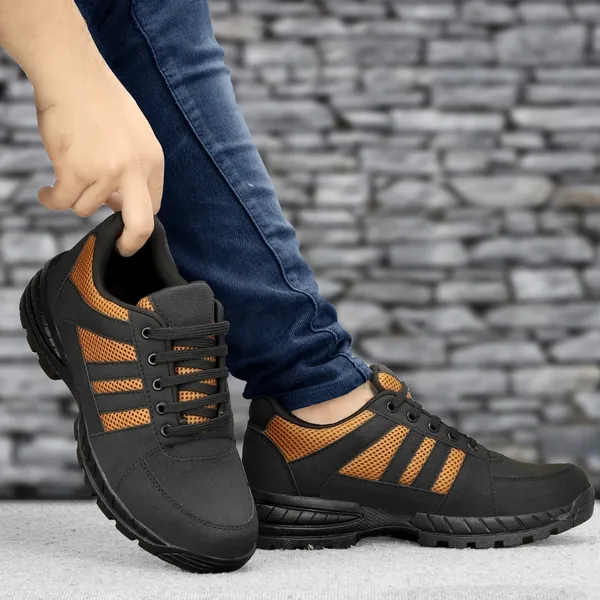 Black_And_Orange_Sports_Shoes_For_Men