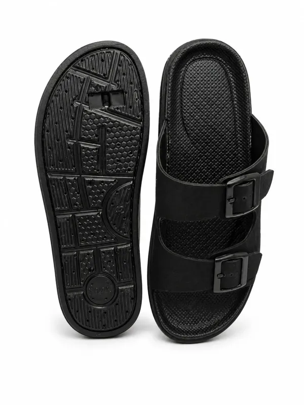 Black_Dual-Buckle_Comfort_Sandals_For_Men