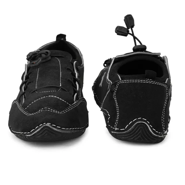 Black_Casual_Slip-On_Shoes_With_White_Stitching_And_Leaf_Logo_For_Men