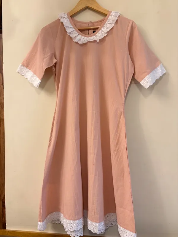 Pink_Cotton_A-Line_Peter_Pan_Collar_Midi_Dress_For_Women