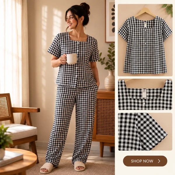 Black_and_white_gingham_checks_-_Night_suit